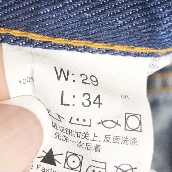 Giordano size 29 dark wash high rise boot cut jeans - Picture 7 of 13